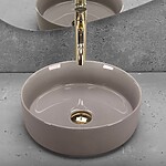 Umývadlo na dosku REA SAMI Beige Shiny – Obrázok 4