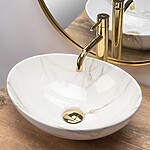 Umývadlo na dosku REA SOFIA Aiax - mramor – Obrázok 3