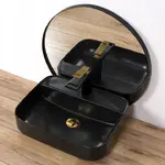 Umývadlo na dosku Rea Martina Black Mat – Obrázok 4