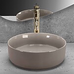 Umývadlo na dosku REA SAMI Beige Shiny – Obrázok 3