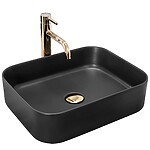 Umývadlo na dosku Rea KAYA Black Mat