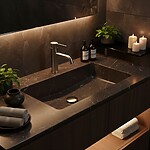 Umývadlová batéria REA Foster Nickel Brush Low – Obrázok 2