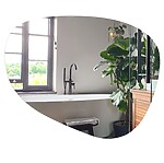 Zrkadlo LED 75x73 YH-3343