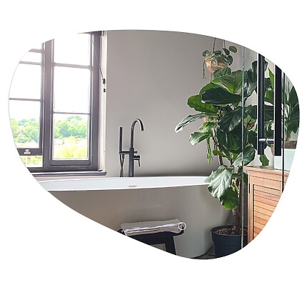 Zrkadlo LED 75x73 YH-3343