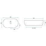 Umývadlo na dosku Amelia WARM – Obrázok 6