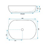 Umývadlo na dosku Rea Lisa – Obrázok 6