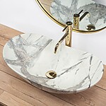 Umývadlo na dosku REA ROYAL Sand – Obrázok 2