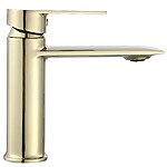 Umývadlová batéria REA Veneta Gold Nízka – Obrázok 2