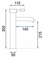 Umývadlová batéria Rea Graf – Obrázok 5