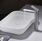 Umývadlová batéria REA URBAN - chróm, vysoká – Obrázok 2