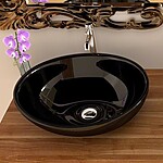 Umývadlo na dosku REA SOFIA - čierna – Obrázok 6