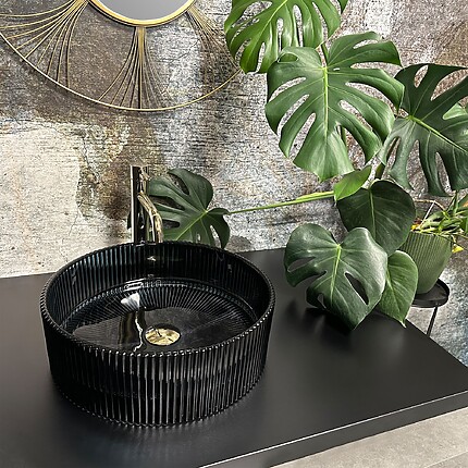 Umývadlo na dosku Rea Ingrid Black