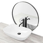 Umývadlo na dosku Rea Claudia 9447 White – Obrázok 2