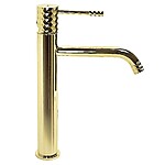 Umývadlový faucet Rea Lungo Diamond Gold vysoký – Obrázok 4