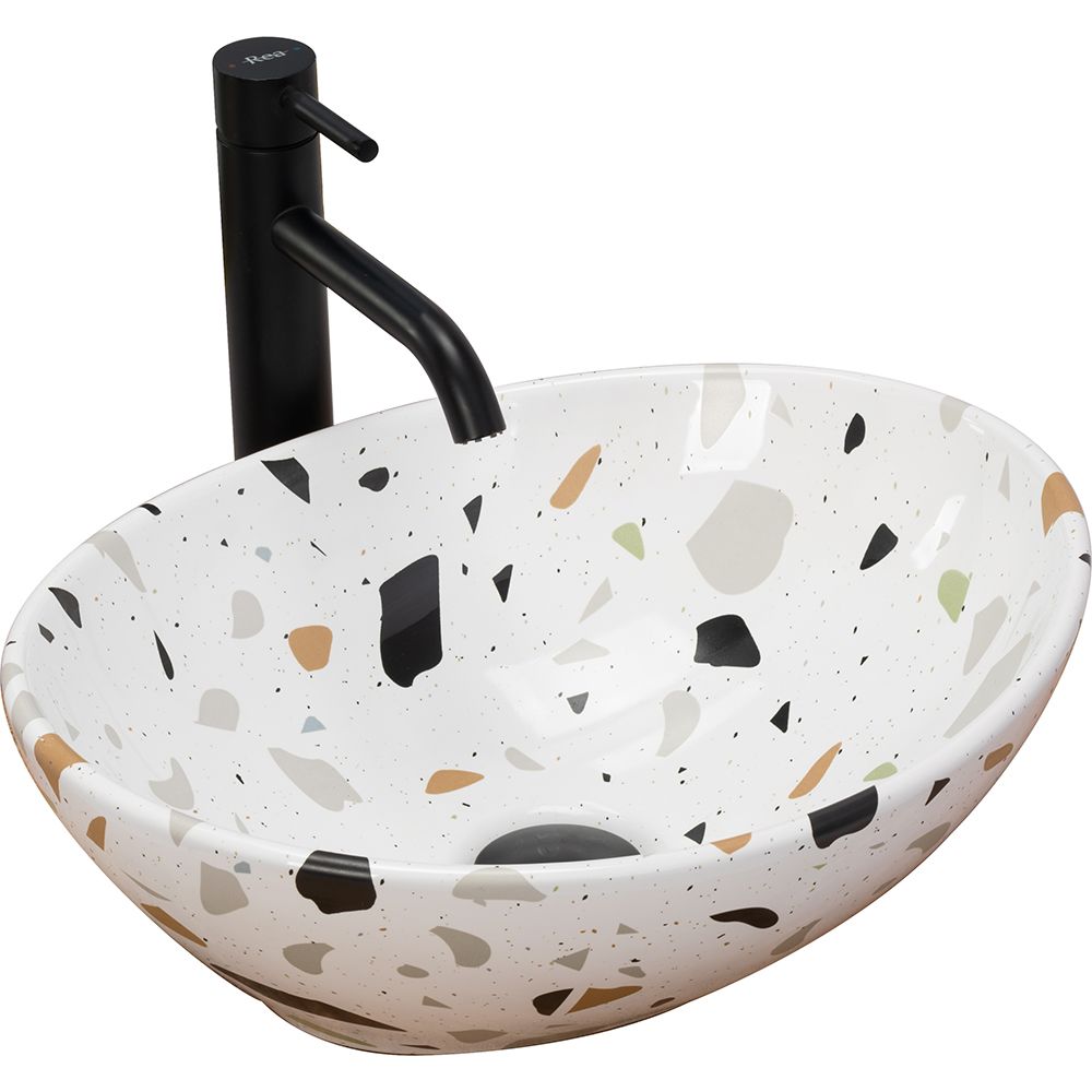 567bee521793967ec19080e8412e75a9 Umývadlo na dosku REA SOFIA TERAZZO LASTRYKO – Obrázok 1