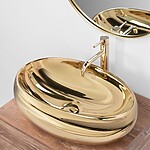 Umývadlo na dosku Rea Melania Gold – Obrázok 4