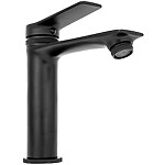 Umývadlová batéria REA VIRAL - matná čierna, nízka – Obrázok 3