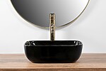 Umývadlo na dosku REA BELINDA Mini Black – Obrázok 5
