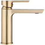 Umývadlová batéria REA ARGUS GOLD BRUSH nízka – Obrázok 2