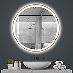 Zrkadlo LED 60cm MMJ BRUSH COPPER – Obrázok 2