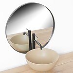 Umývadlová batérie REA LUGANO SLIM - čierna, vysoká – Obrázok 4