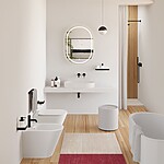 Umývadlo REA IRIS 71 CM White na dosku - konglomerát – Obrázok 7