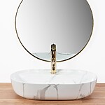 Umývadlo na dosku REA Aura 61 Marmo Shiny – Obrázok 2