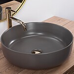 Umývadlo na dosku Rea Elma Warm Grey Matt – Obrázok 2