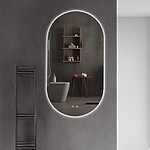 Zrkadlo LED EGG 60x80 cm – Obrázok 5