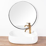 Umývadlo na dosku REA LEA - biele – Obrázok 3