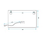 Zrkadlo LED 80x60cm P10407 – Obrázok 10