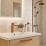 Umývadlová batéria REA ARGUS COPPER BRUSH LOW – Obrázok 4