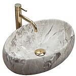 Umývadlo na dosku REA LINDA - Kameň