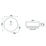 Umývadlo na dosku Rea SAMI GREEN MATT – Obrázok 7