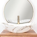 Umývadlo na dosku REA ROYAL - lesklá láva – Obrázok 2