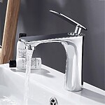 Umývadlová batéria REA BERG - chróm, nízka – Obrázok 2