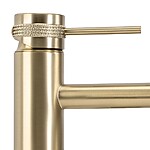 Umývadlová batéria REA Lungo Grip - brúsené zlato, vysoká – Obrázok 4