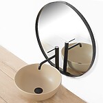 Umývadlová batérie REA LUGANO SLIM - čierna, vysoká – Obrázok 3