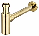 Umývadlový sifón Rea so zástrčkou klik-klak Gold – Obrázok 3