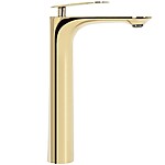 Umývadlová batéria REA BERG - zlatá, vysoká – Obrázok 3