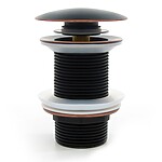 Umývadlova zástrčka Rea Retro Old Black click-clack – Obrázok 3