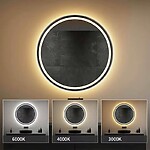 Zrkadlo LED 80cm MMJ BRUSH SILVER – Obrázok 5