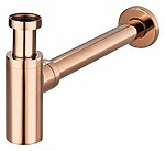 Umývadlový sifón Rea so zástrčkou klik-klak Rose Gold – Obrázok 3