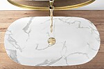 Umývadlo na dosku REA CLEO 81 - mramor – Obrázok 5