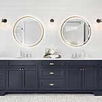 Zrkadlo LED 60cm MMJ BRUSH COPPER – Obrázok 9