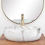 Umývadlo na dosku REA LINDA - lesklá láva – Obrázok 3