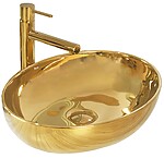 Umývadlo na dosku Rea Carola Slim Gold