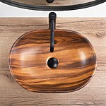 Umývadlo na dosku Rea AMELIA WOOD MATT – Obrázok 5