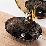 Umývadlo na dosku REA FROST BLACK – Obrázok 4