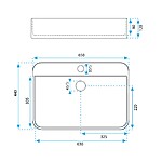 Umývadlo na dosku REA Verona – Obrázok 6